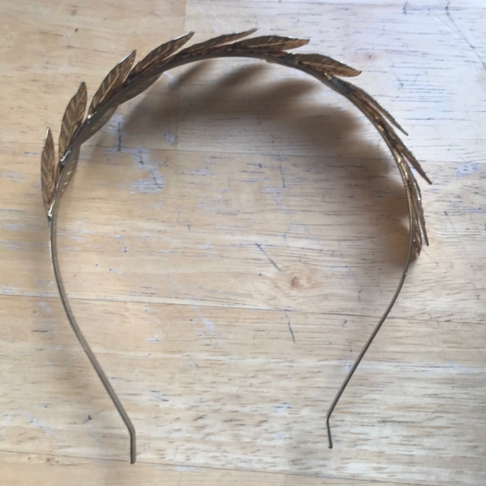 Gold leaf headband